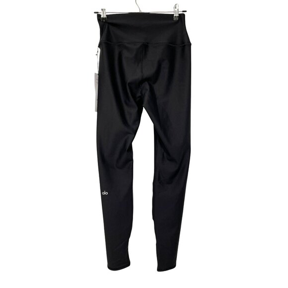 Alo High Waist Airlift Black Full Length Leggings NWT Size Large - Picture 7 of 9
